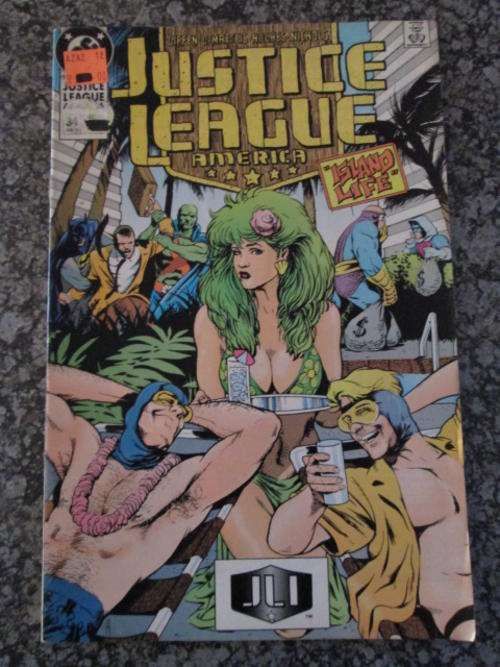 Justice League America #34 (FN - 1990) Back Issue