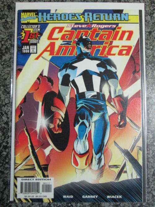 Captain America #1 (NM - 1998) Rare! Collector's Issue