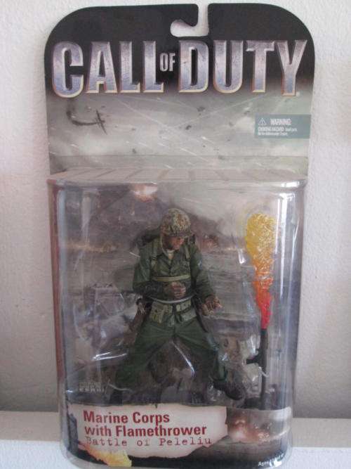 Marine Corps with Flamethrower - Call Of Duty Figure 7" (Discontinued)
