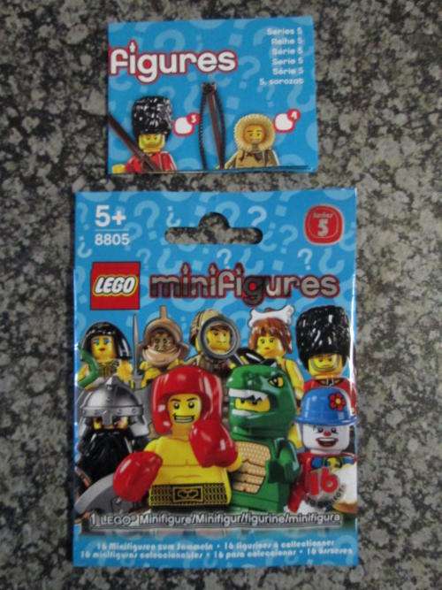 Series 5 Minifigure Checklist + Packet - Lego Accessory