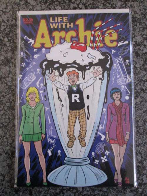 Life With Archie #36 Mike Allred Cover (NM - 2014) !!! The Death of Archie !!!
