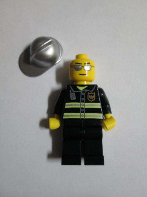 Fireman #212 - Lego City Minifigure