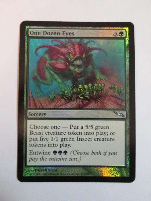 One Dozen Eyes - (Uncommon Sorcery Card) Foil Mirrodin - Magic The Gathering