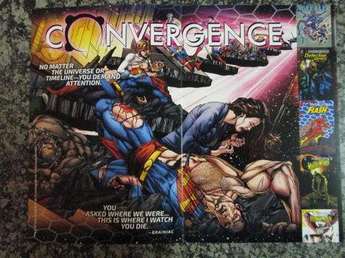 Convergence (DC Advert Card) Size - Double A5 Slightly larger than Postcard