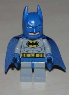 Batman (Light Bluish Gray Suit) - Lego Super Hero Minifigure (Discontinued)