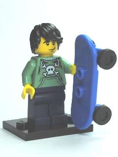 Skater - Lego Minifigure Series 1 (Very Rare)