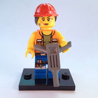 Gail the Construction Worker - Lego Movie Series Minifigure