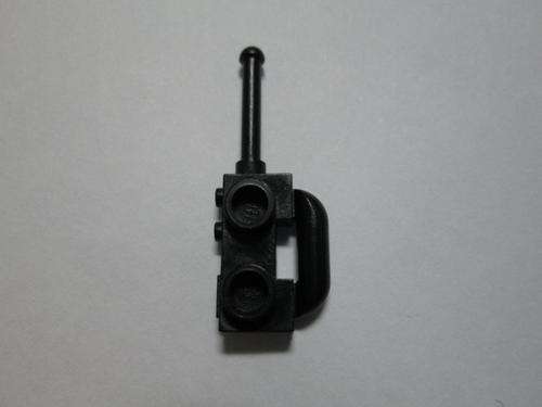Wallkie Talkie Radio (Black) - Lego Minifigure Accessories