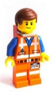 Emmet with Piece of Resistance - Lego Movie Minifigure (Discontinued)