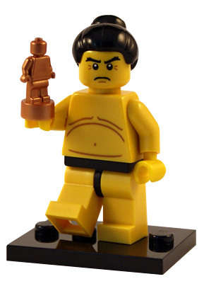 Sumo Wrestler - Lego Minifigures Series 3 (Discontinued)