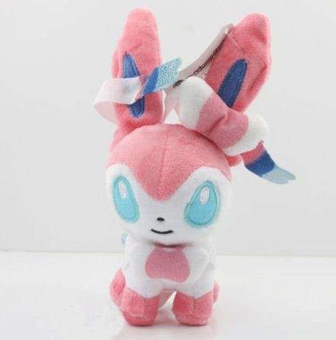 Sylveon (Eevee) - Pokemon Plush Toy - 18cm Tall - Collectible - Great Gift