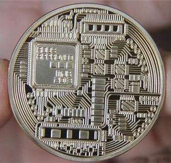 Bitcoin (Gold Plated Iron Art Coin) - Numismatic Collectible