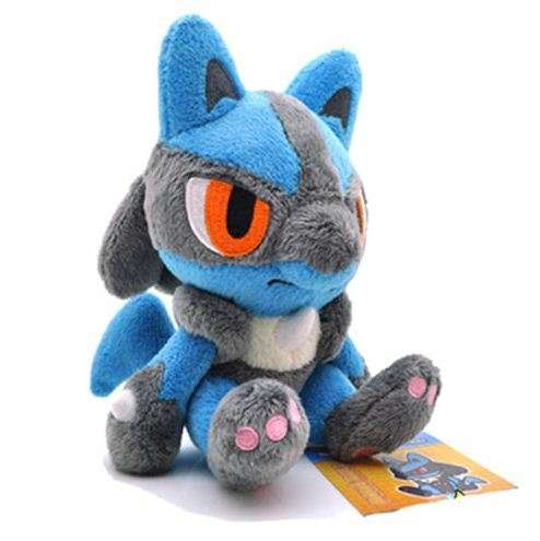 Lucario - Pokemon Plush Toy - 18cm Tall - Collectible - Great Gift