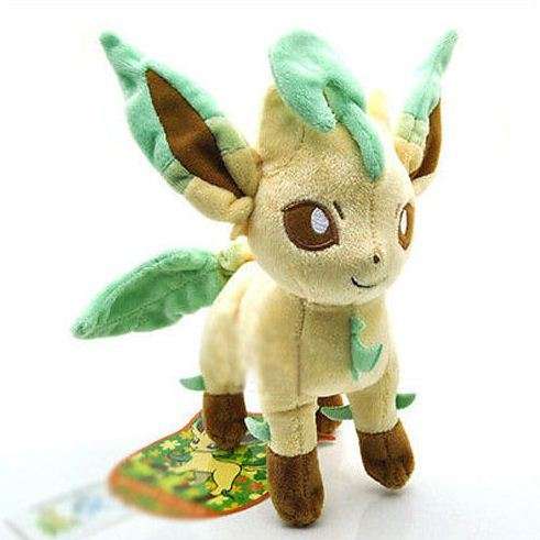 Leafeon - Pokemon Plush Toy - 20cm Tall - Collectible - Great Gift