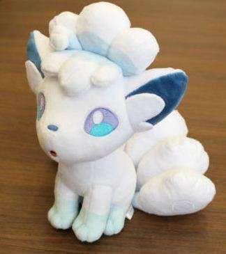 Alola Vulpix (Original) - Pokemon Plush Toy - 20cm Tall - Rare Collectible - Great Gift