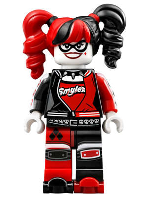 Harley Quinn (Pigtails) - Lego Super Hero Minifigure