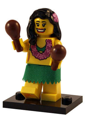 Hula Dancer - Lego Minifigure Series 3 (Rare)