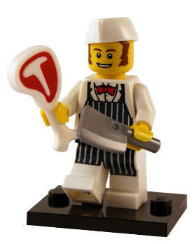 Butcher - Lego Minifigure Series 6 (Rare)