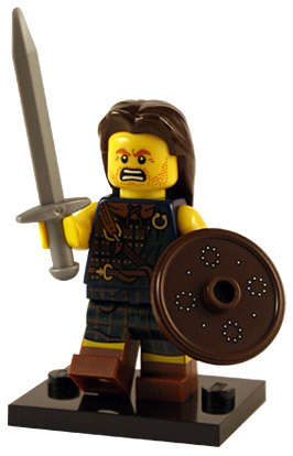 Highland Battler - Lego Minifigure Series 6 (Discontinued)