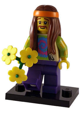 Hippie - Lego Minifigure Series 7 (Rare)