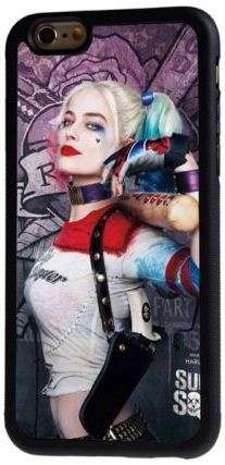 iPhone Black Silicone Cover (Suicide Squad - Harley Quinn) - For iPhone 5/6/6+/7/7+
