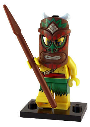 Island Warrior - Lego Minifigure Series 11 (Discontinued)