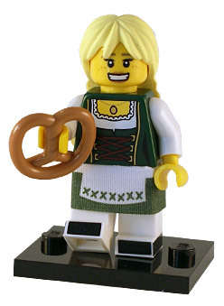 Pretzel Girl - Lego Minifigure Series 11 (Discontinued)