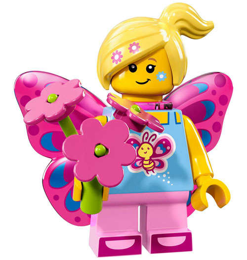 *NEW* Butterfly Girl - Lego Minifigure Series 17
