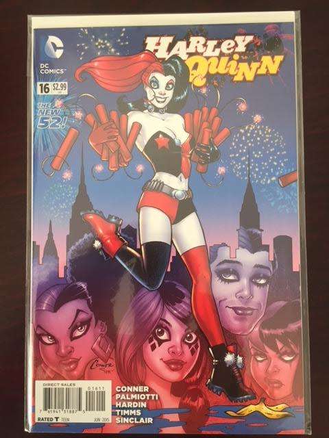 Harley Quinn #16 (Near Mint, 1st Printing - 2015) 1st Appearance Gang of Harleys