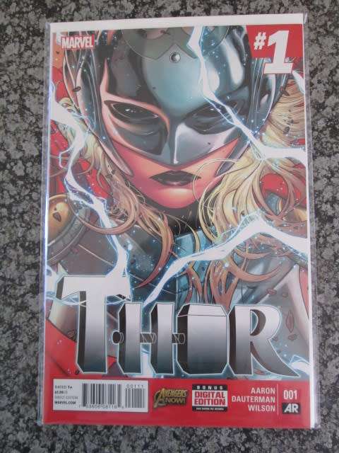 Thor #1 (Near Mint, Inside Sleeve - 2014) 1st Printing, 1st Appearance Female Thor, Marvel Comics