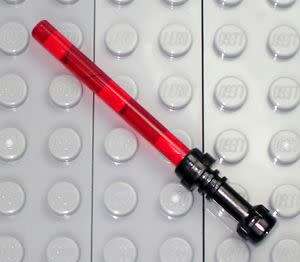 Red Lightsaber - Lego Star Wars Minifigure Accessory