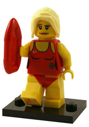 Lifeguard - Lego Minifigures Series 2 (Discontinued) 8684