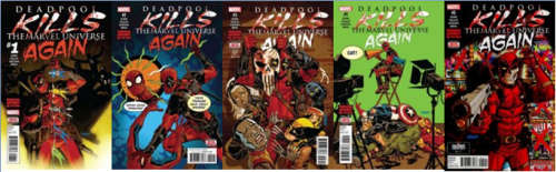 Deadpool kills the Marvel Universe again #1 - #5 Complete Set (Near Mint - 2017) Marvel Comics