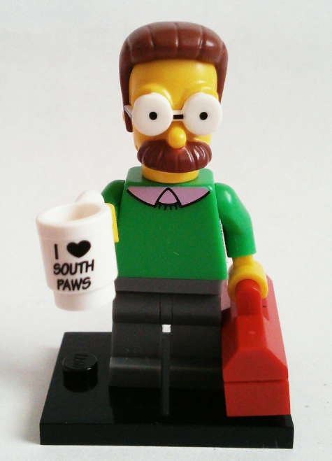 Ned Flanders (Simpsons Series 1) Lego Minifigure