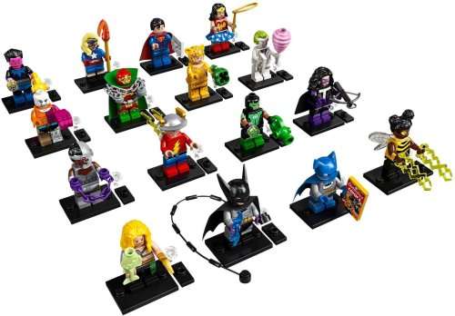 Complete Set of 16 Minifigures Lego DC Super Heroes