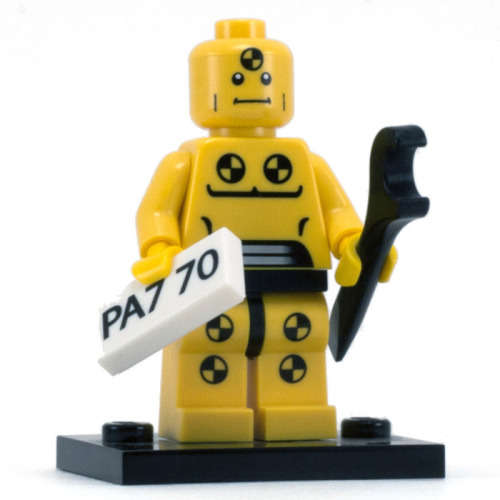 Demolition Dummy (Series 1) Lego Minifigure