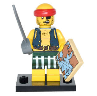 Scallywag Pirate (Series 16) Lego Minifigure