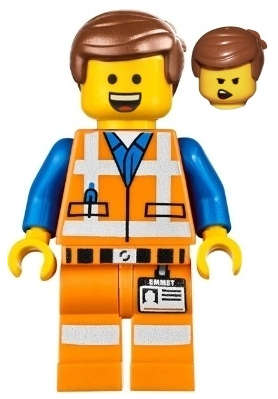 Emmet Wide Smile (The Lego Movie) Lego Minifigure