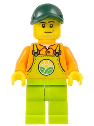 Male Farmer Lego City Minifigure