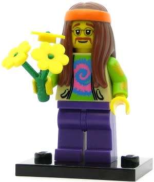 Hippie (Series 7) Lego Minifigure