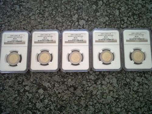NGC! Mandela 2008 90th Birthday R5 ||| MS66