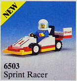 Lego Sprint racing car (with box & instructions)