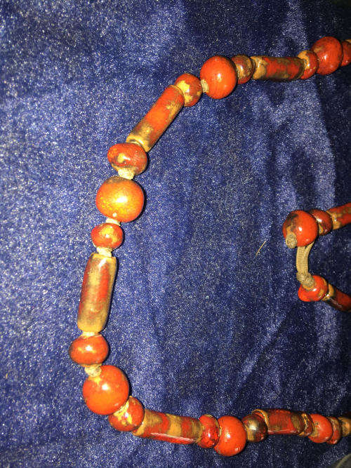 Vintage chunky agate necklace