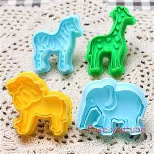 ***Animals*** Cookie Cutter Plunger SET