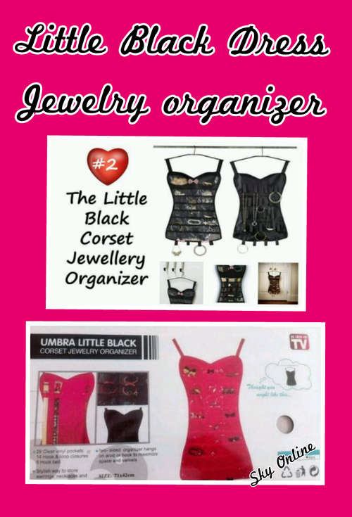 Little Black Dress Jewellery Organizer **Corset**