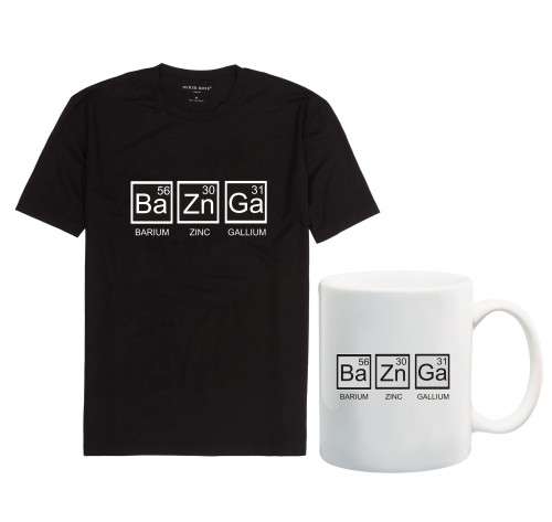 Bazinga t-shirt and mug combo