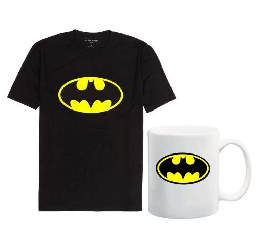 Batman t-shirt and mug combo