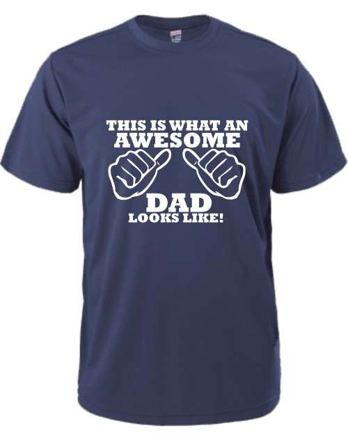 This is what an awesome dad looks like Navy T-shirt