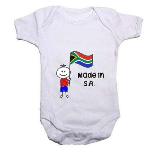 Made in South Africa Boys Baby grow