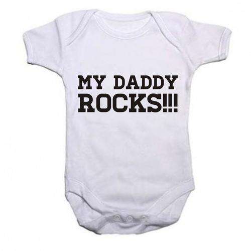 My Daddy Rocks baby grow